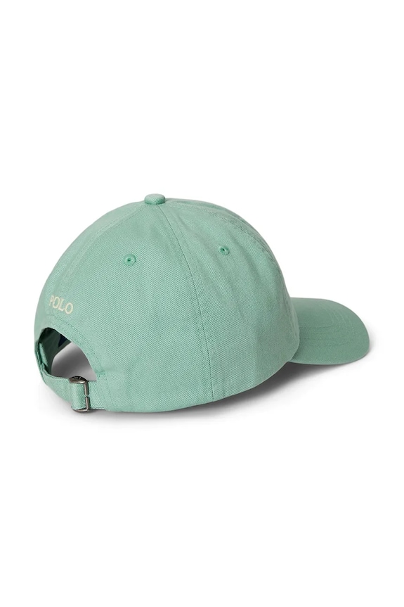 Detská bavlnená šiltovka Polo Ralph Lauren 323785653506 tyrkysová SS26
