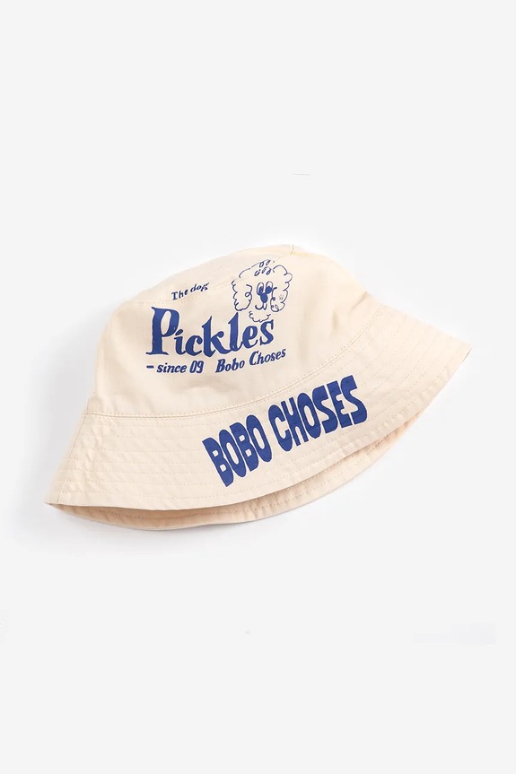 Chłopiec Bobo Choses kapelusz bawełniany dziecięcy Pickles 126AI019 beżowy
