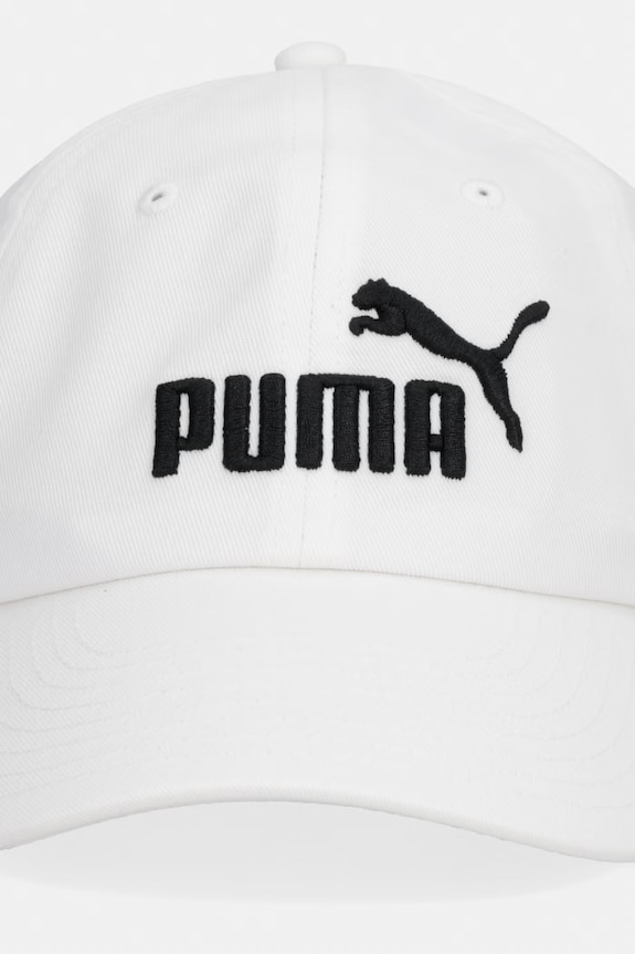 Puma șapcă de baseball pentru copii, din bumbac ESS NO.1 LOGO 26853 alb SS26