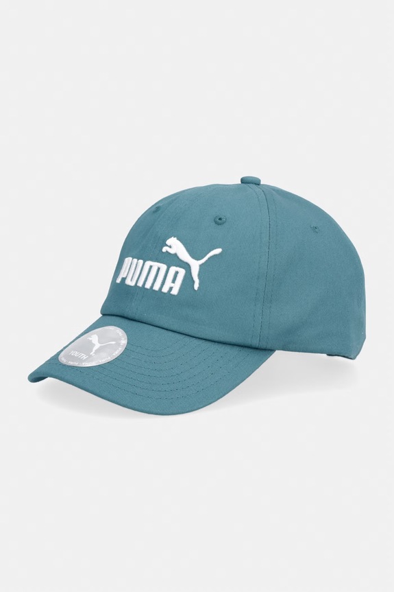 Puma бейсболка для детей из хлопка ESS NO.1 LOGO бирюзовый 26853