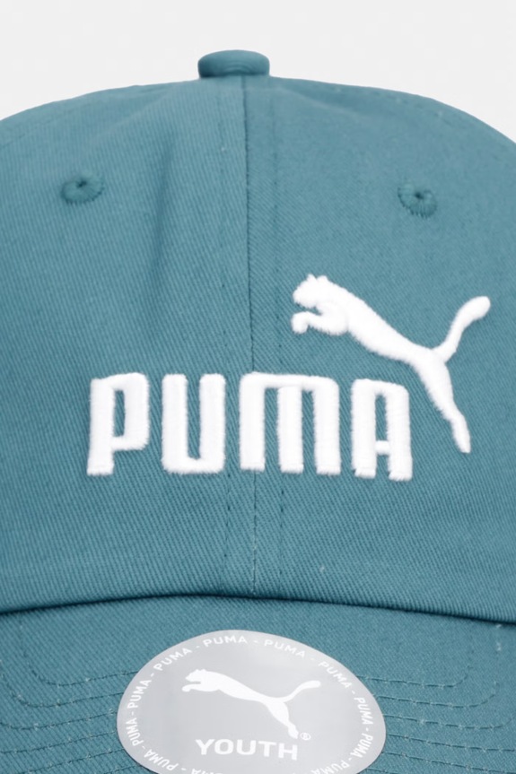 Puma бейсболка для детей из хлопка ESS NO.1 LOGO 26853 бирюзовый SS26