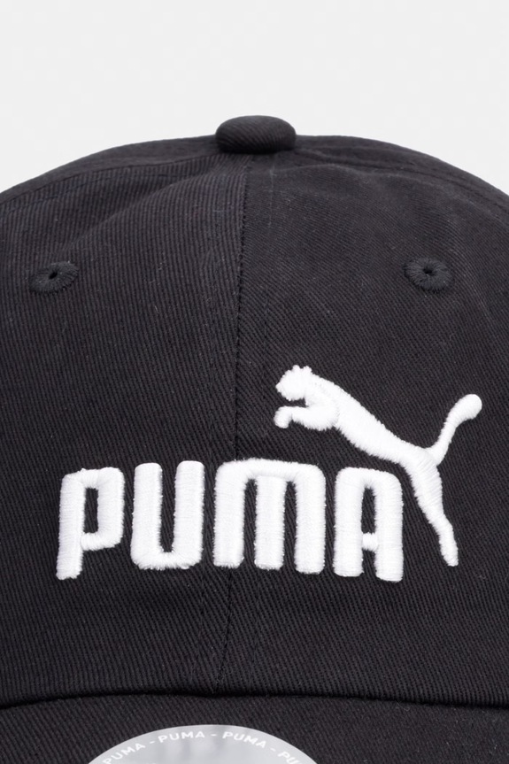 Puma καπέλο μπέιζμπολ παιδικό βαμβακερό ESS NO.1 LOGO 26853 μαύρο SS26