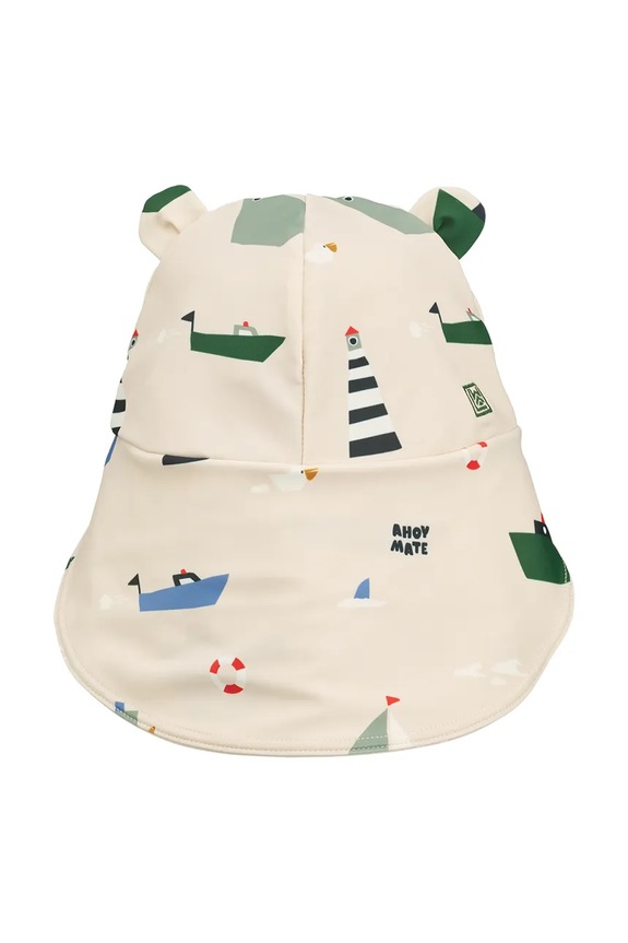 Liewood čiapka so šiltom detská Senia Sun Hat With Ears LW17682.PPY2 béžová SS26