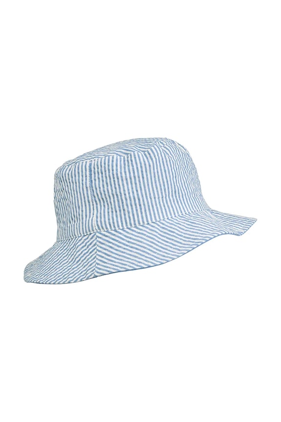 Liewood kapelusz dwustronny dziecięcy Damon Reversible Bucket Hat wzorzyste niebieski LW19911.PPY2