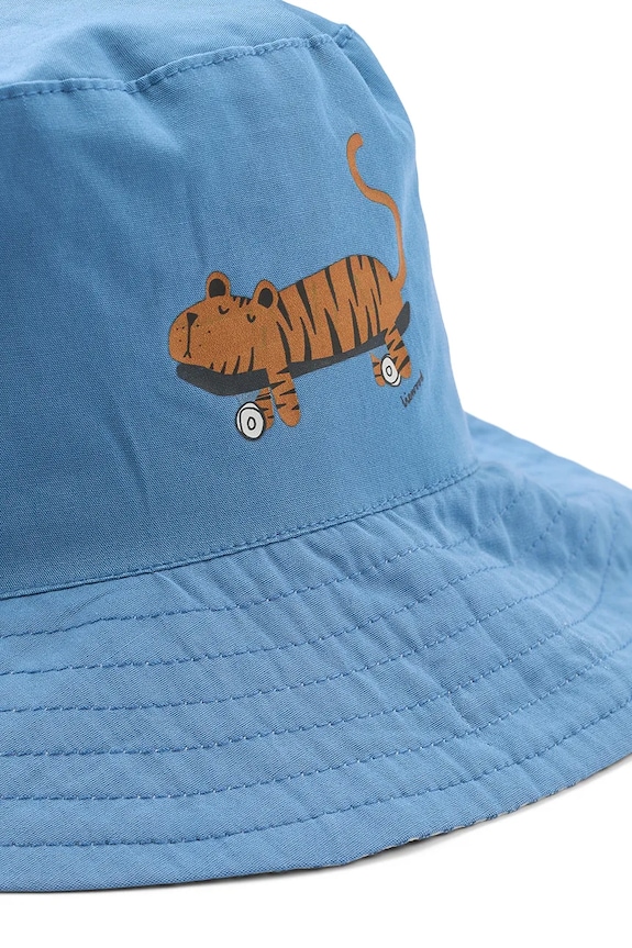 Chłopiec Liewood kapelusz dwustronny dziecięcy Damon Reversible Bucket Hat LW19911.PPY2 niebieski