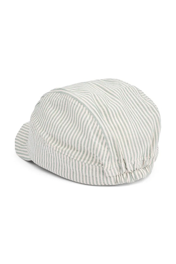 Liewood czapka z daszkiem bawełniana dziecięca Theon Soft Seersucker Cap LW20621.PPY2 niebieski SS26