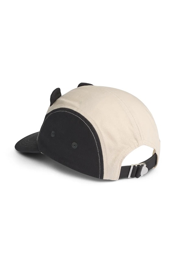 Liewood czapka z daszkiem bawełniana dziecięca Rory Panda Cap LW20734.PPY2 beżowy SS26