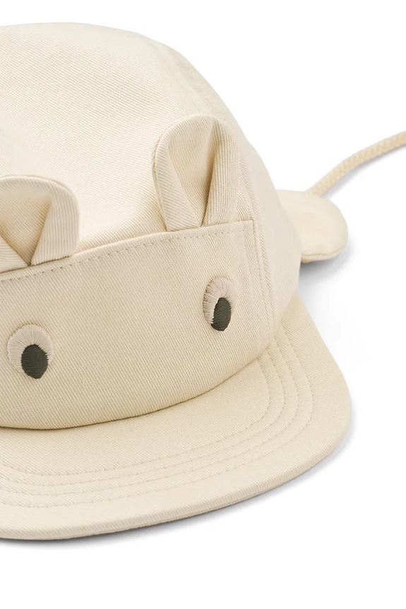 Chłopiec Liewood czapka z daszkiem bawełniana dziecięca Opal Baby Cap LW20735.PPY2 beżowy