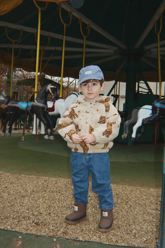 Παιδικό βαμβακερό καπέλο μπέιζμπολ Konges Sløjd LUC CAP GOTS KS104955.PPY2 σκούρο μπλε