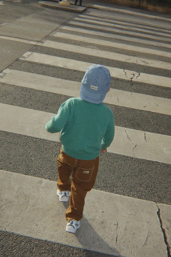 Παιδικό βαμβακερό καπέλο μπέιζμπολ Konges Sløjd LUC CAP GOTS KS104955.PPY2