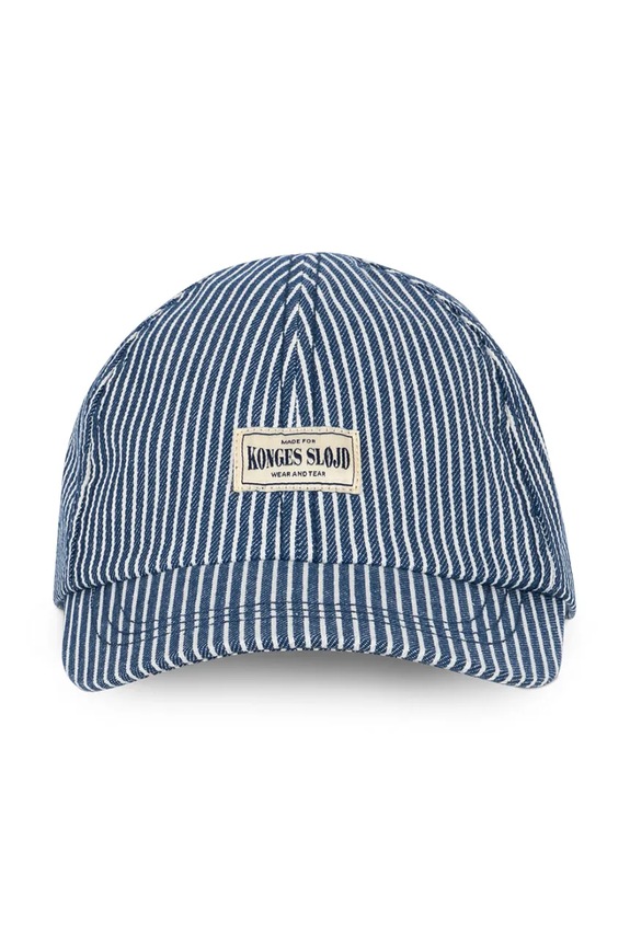 Αγορίστικα Παιδικό βαμβακερό καπέλο μπέιζμπολ Konges Sløjd LUC CAP GOTS KS104955.PPY2 σκούρο μπλε