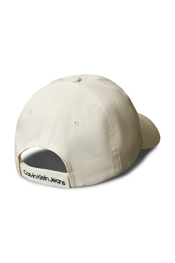 Calvin Klein Jeans czapka z daszkiem dziecięca IU0IU00150.PPY2 beżowy SS26