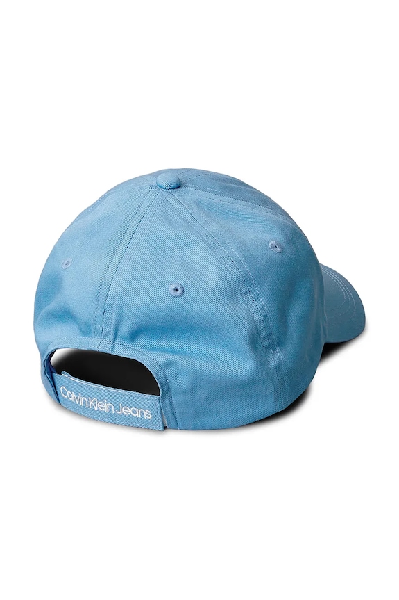 Calvin Klein Jeans czapka z daszkiem dziecięca IU0IU00150.PPY2 niebieski SS26