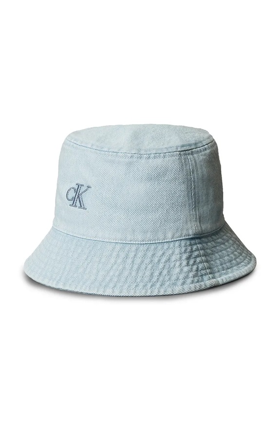 Calvin Klein Jeans kapelusz dziecięcy jeansowy niebieski IU0IU00730.PPY2