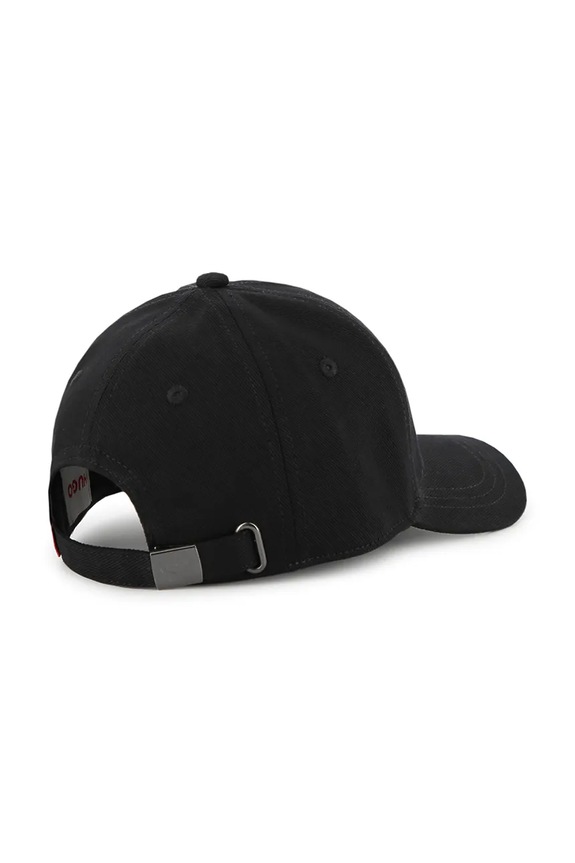 Dětská bavlněná kšiltovka HUGO G01187.58 černá SS26