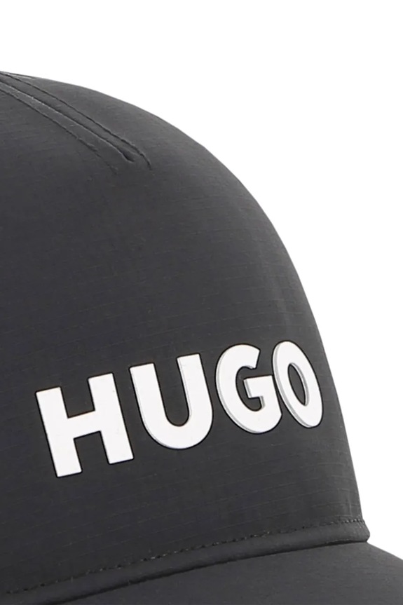 HUGO czapka z daszkiem dziecięca czarny G01161.52.56