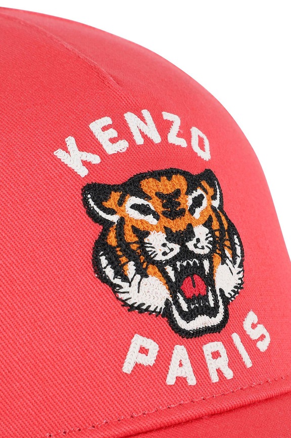 Pamučna kapa sa šiltom za bebe Kenzo Kids crvena K61831.50