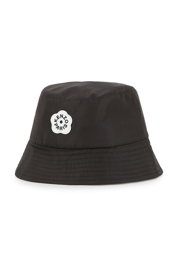 Παιδικό βαμβακερό καπέλο Kenzo Kids απλικέ μπλε K61834.50
