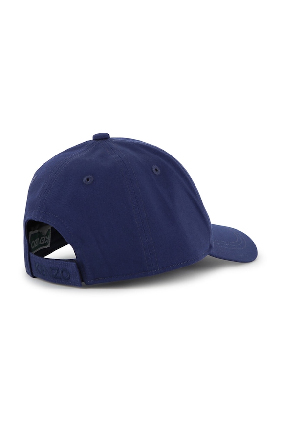 Kenzo Kids czapka z daszkiem bawełniana dziecięca K61831.52.56 granatowy SS26