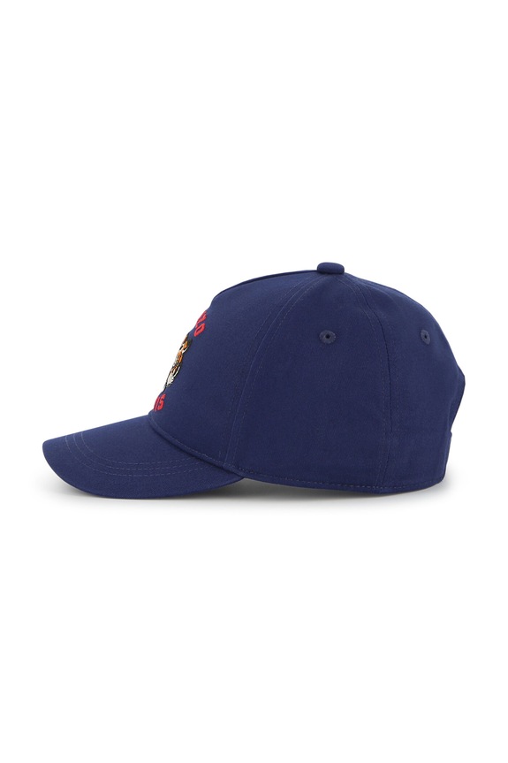 Chłopiec Kenzo Kids czapka z daszkiem bawełniana dziecięca K61831.52.56 granatowy