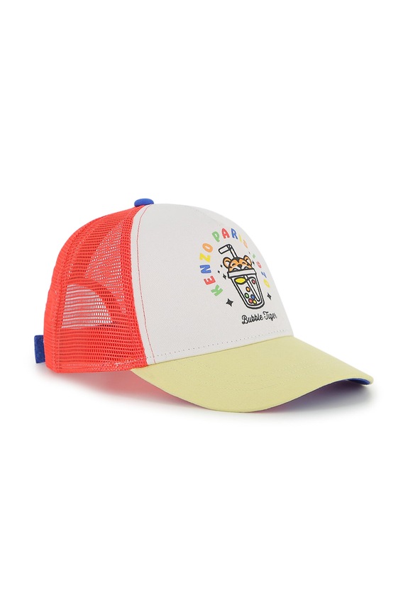 Kenzo Kids czapka z daszkiem dziecięca wzorzyste biały K61833.52.56