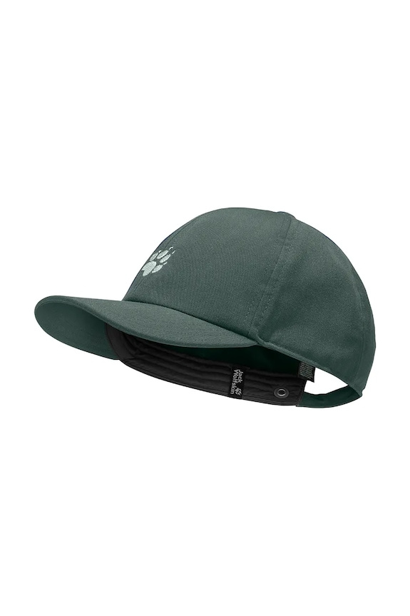 Jack Wolfskin detská čiapka so šiltom BASEBALL CAP K zelená A65776