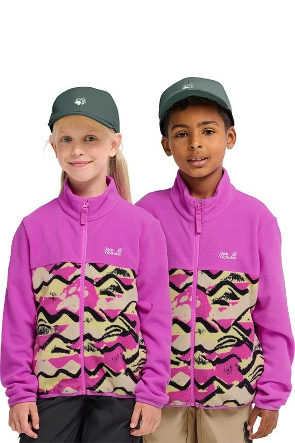 Jack Wolfskin detská čiapka so šiltom BASEBALL CAP K zelená A65776