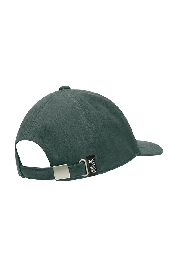 Jack Wolfskin detská čiapka so šiltom BASEBALL CAP K A65776 zelená SS26