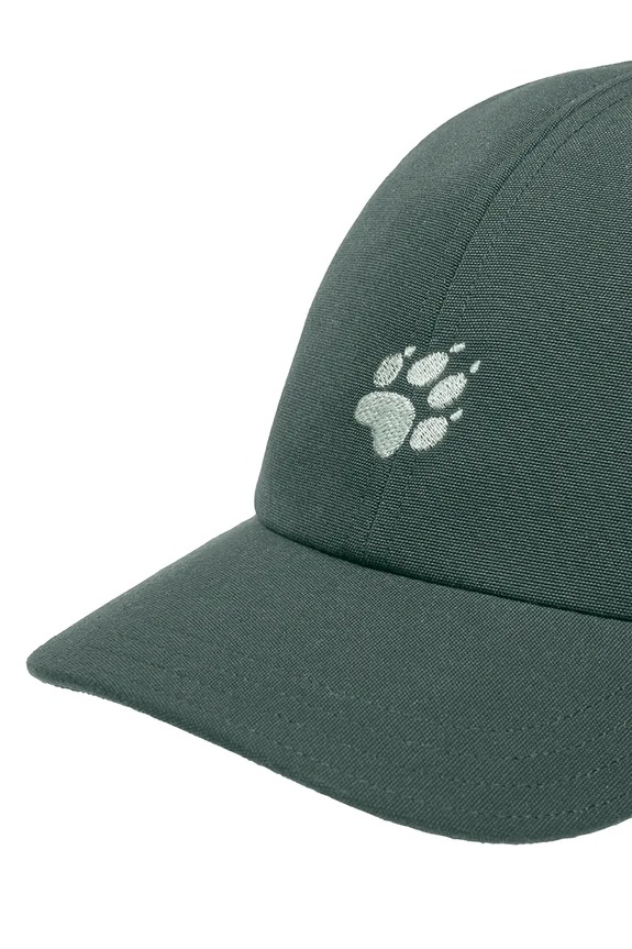 Chlapec Jack Wolfskin detská čiapka so šiltom BASEBALL CAP K A65776 zelená