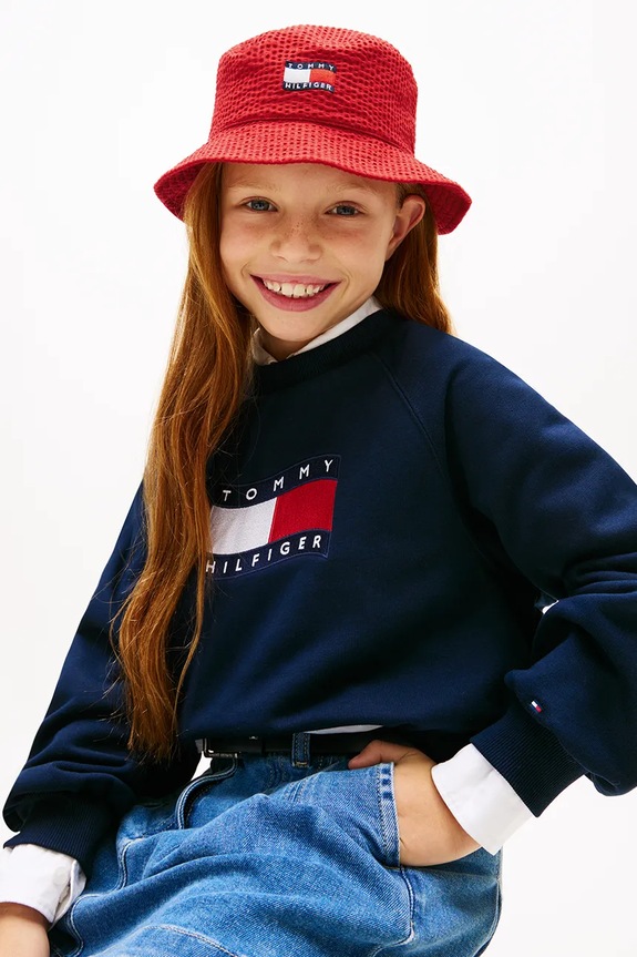 Tommy Hilfiger kapelusz dziecięcy KA0KA00048.PPY2 czerwony