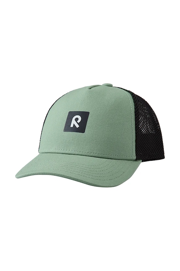 Reima cappello trucker per bambini in cotone Liplatus verde 5300343A.PPY2