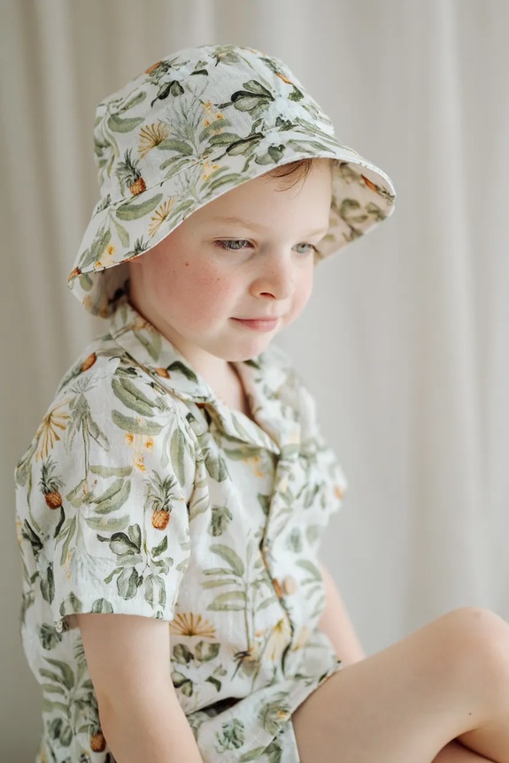 Jamiks bucket hat pentru copii din bumbac AMARINO multicolor AMARINO.Nak.gl.JLI055.K