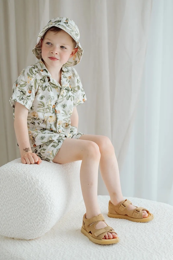 Jamiks bucket hat pentru copii din bumbac AMARINO AMARINO.Nak.gl.JLI055.K