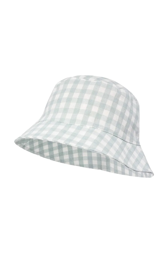 Jamiks bucket hat pentru copii, cu amestec de in FROLO verde FROLO.Nakr.glo.JLI047.K