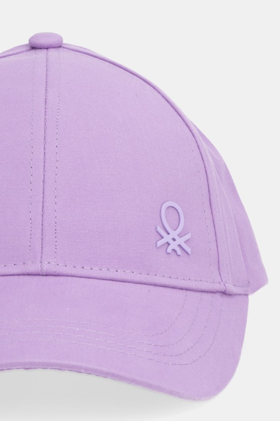 United Colors of Benetton șapcă pentru copii, din bumbac 6WJSRA00E.P.Stagionale violet SS26