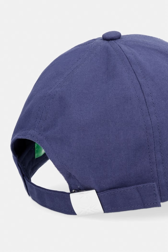 Chlapec United Colors of Benetton Čiapka so šiltom detská bavlnená 6WJSRA00E.P.Stagionale tmavomodrá