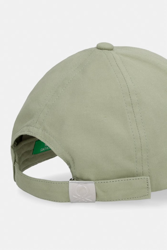Băieți United Colors of Benetton șapcă pentru copii de bumbac 6WJSRA00E.P.Stagionale verde