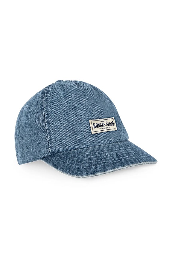 Konges Sløjd șapcă pentru copii, din denim MAGOT CAP GOTS albastru KS105460.PPY2
