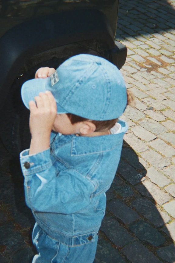 Konges Sløjd șapcă pentru copii, din denim MAGOT CAP GOTS KS105460.PPY2