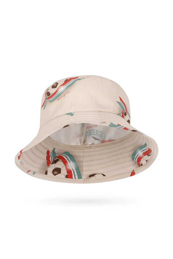 Konges Sløjd καπέλο παιδικό POMIO BUCKET HAT GRS KS105522.PPY2 μπεζ SS26