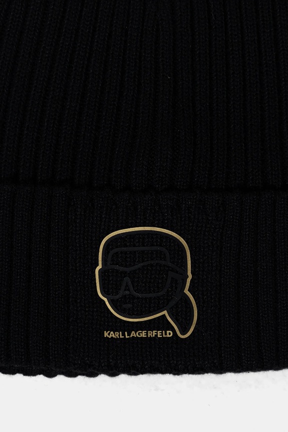 Čiapka a šál Karl Lagerfeld čierna 561309.805700