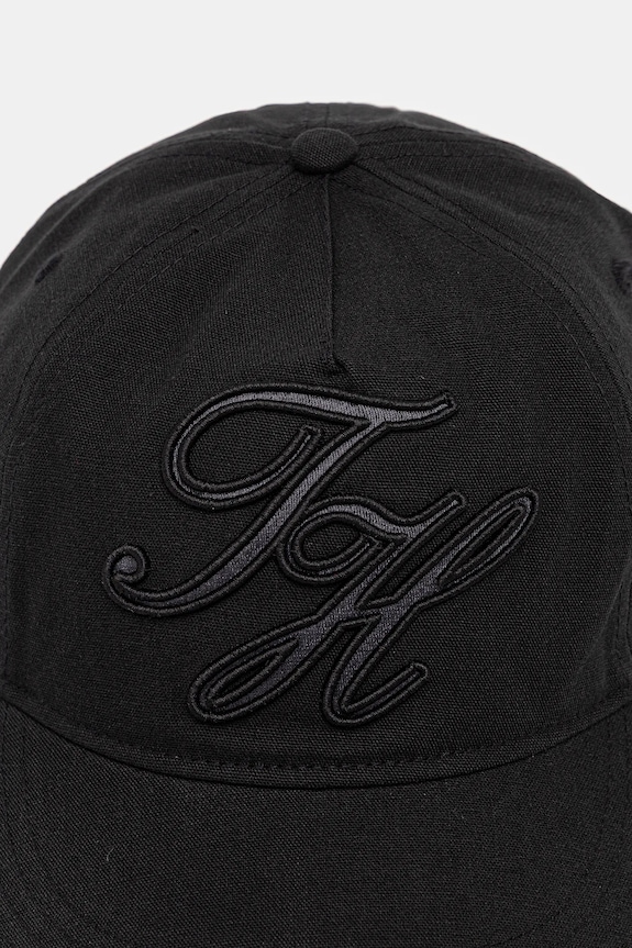 Tommy Hilfiger berretto da baseball in cotone AM0AM14032 nero SS26