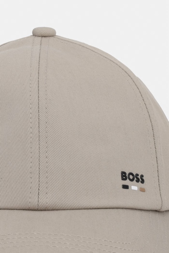BOSS czapka bejsbolówka męska bawełniana Zed-BOSS-Icon 50556435 zielony SS26