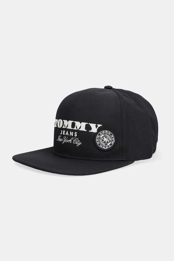 Tommy Jeans czapka z daszkiem aplikacja czarny AM0AM13848