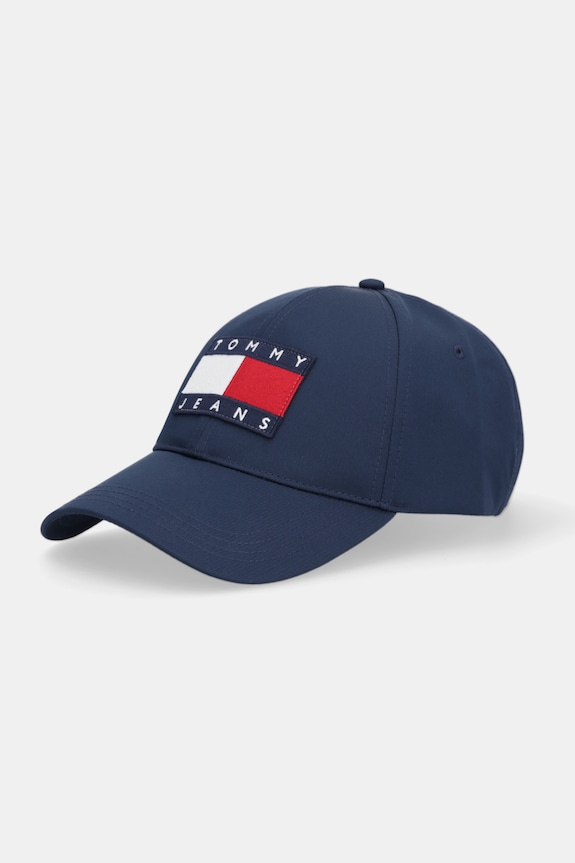Tommy Jeans czapka z daszkiem aplikacja granatowy AM0AM13851