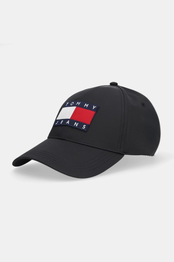 Tommy Jeans czapka z daszkiem aplikacja czarny AM0AM13851