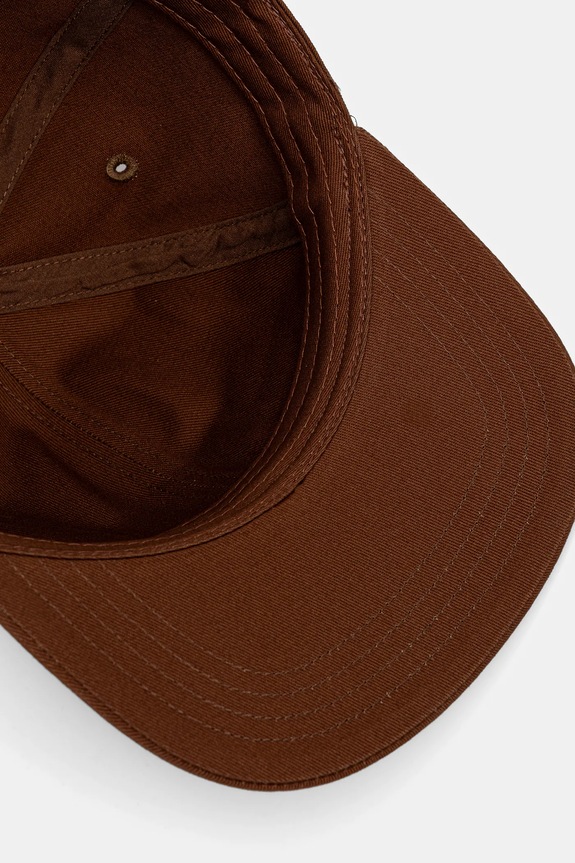 Bavlněná baseballová čepice Drôle de Monsieur Casquette Drôle hnědá J.CP196.CO138.CHO
