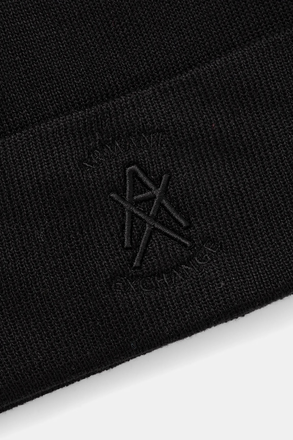 Armani Exchange căciulă XM002020.AF16950 negru SS26
