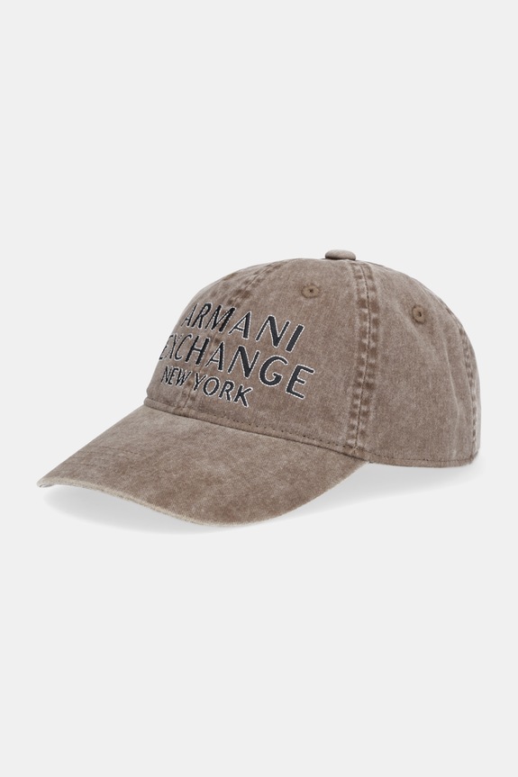Bavlnená šiltovka Armani Exchange bavlna béžová XM002025.AF15502