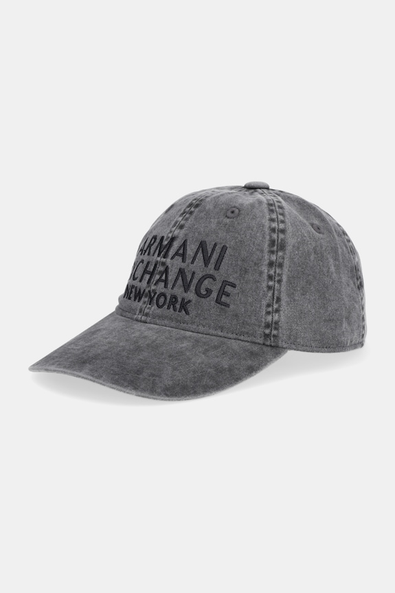Bavlnená šiltovka Armani Exchange bavlna sivá XM002025.AF15502